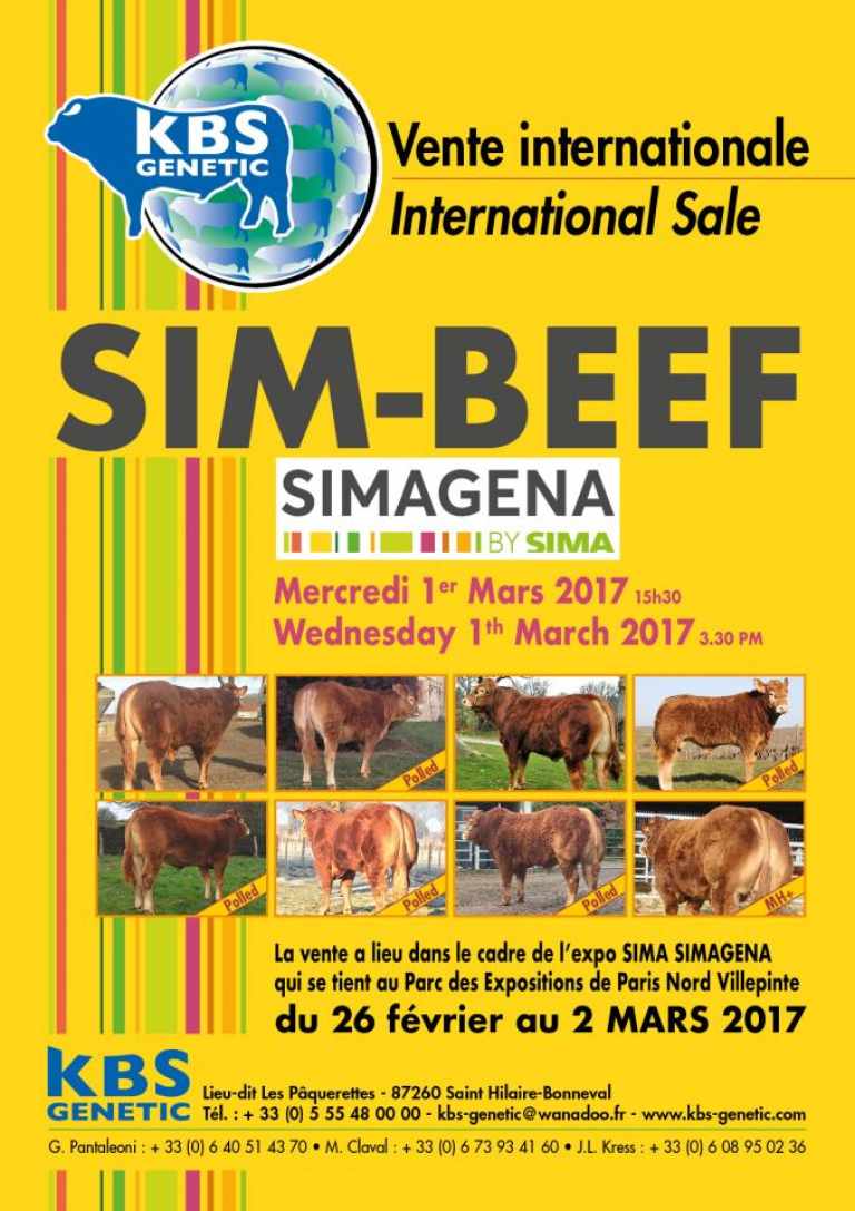 ASTA SIMBEEF: IL CATALOGO